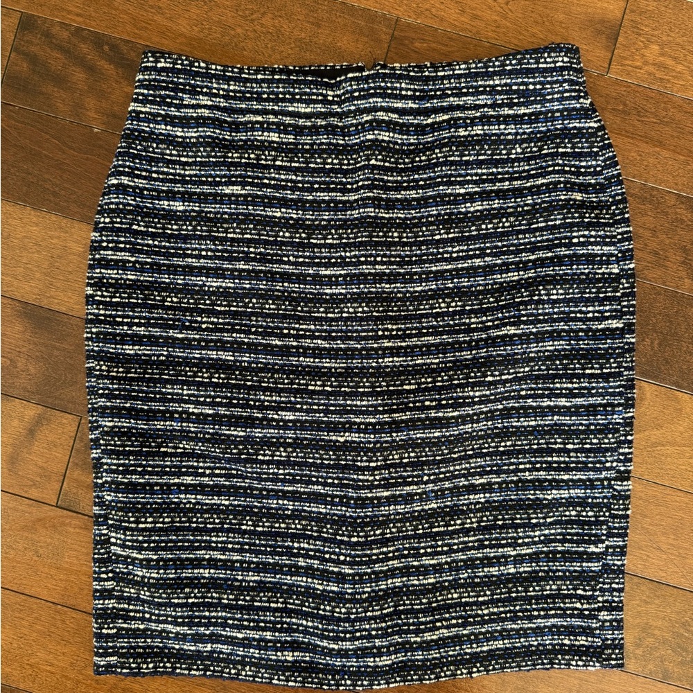 EUC JCrew lined textured skirt